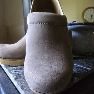 Dansko Brown Suede Mules